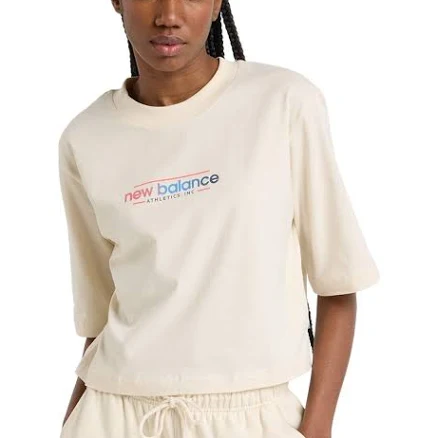 New Balance Women's Center Cropped T-Shirt
