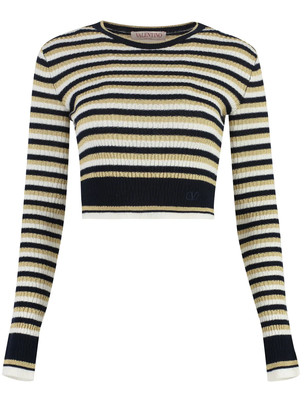 Striped Lurex Jumper
