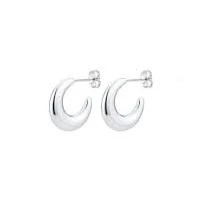 Navagio round earring - Silver