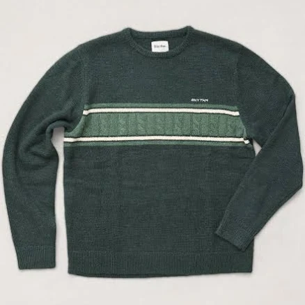 Rhythm Mohair Stripe Knit Sweater