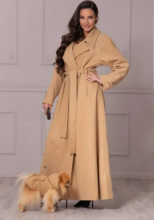 Modern Wool Cashmere Maxi Cardigan Oversized Coat