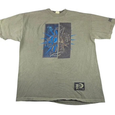 Vintage 90s Prince Tennis T Shirt Art Skate Oversized L True Xl Green