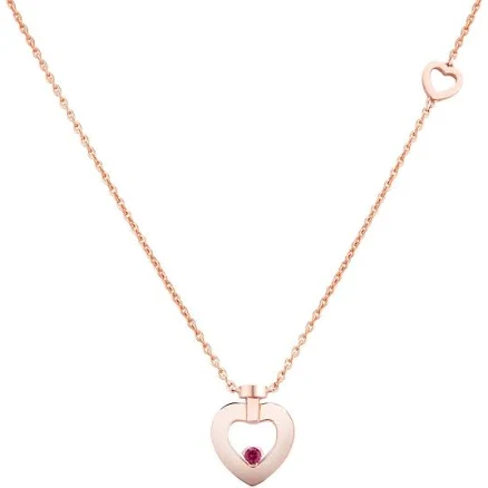 Fred Pretty Woman 18k Rose Heart Necklace