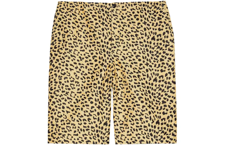 Leopard Jacquard Shorts