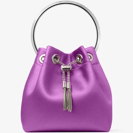 Jimmy Choo Bon Bon Satin Bucket Bag