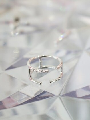 Linea Horizontal Double Ring