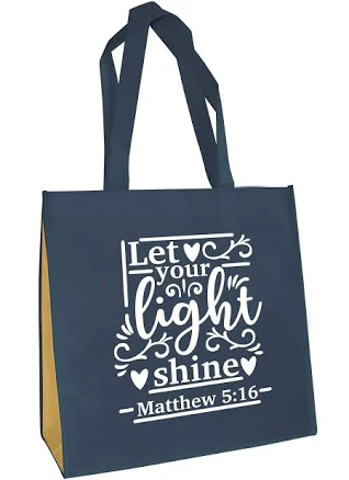 Divinity Boutique Let Your Light Shine Eco Tote Bag