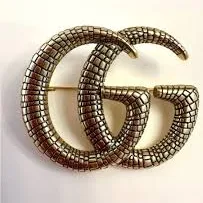 Gucci GG Marmont Gold Serpant Brooch