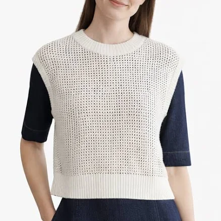 Point Wide Knit Vest