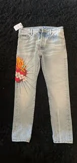 Palm Angels Sacred Hearts, Men's Jeans. Size 31. Originally sells for $800.