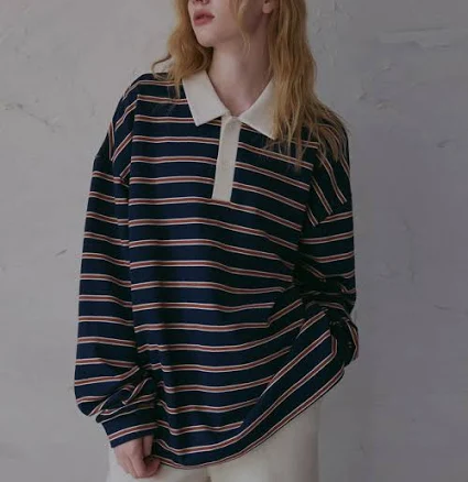 ODER Striped Collar T-Shirt