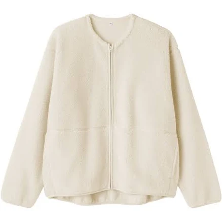 Muji Women's Boa Fleece Jacket