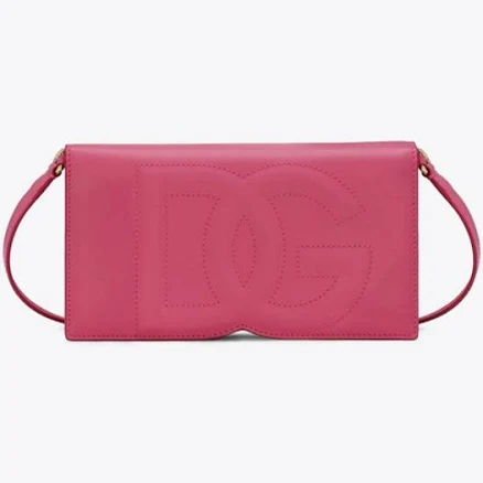 Dolce & Gabbana Dg Logo Leather Phone Bag Woman