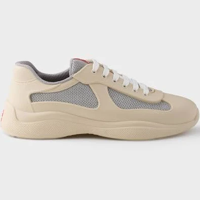 Prada Men's America's Cup Soft Rubber and Bike Fabric Sneakers