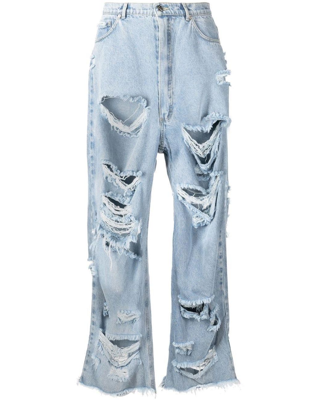 Pixel Heart Ripped Jeans