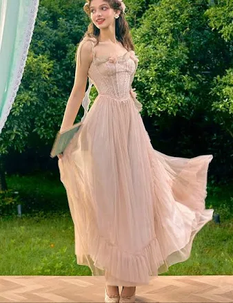 Flower Kissing Wonderland Corset Dress