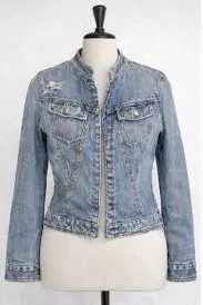 Dolce & Gabbana Distressed Denim Jacket IT 46 US M Vintage Y2K D&G Made in Italy