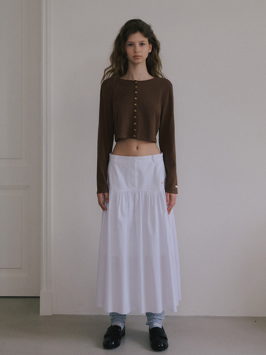 Organic Terry Mini Cardigan