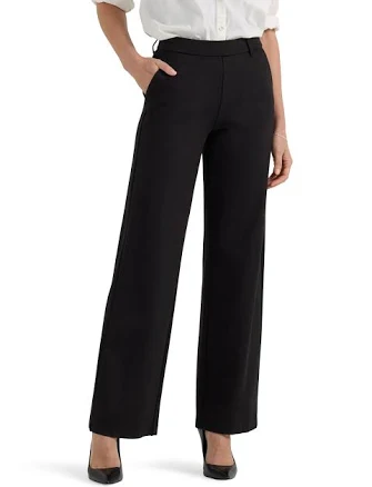 Lee Women's Ultra Lux Comfort Any Wear Wide Leg Pants