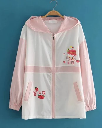 Kore Kawaii Strawberry Jam Thin Jacket