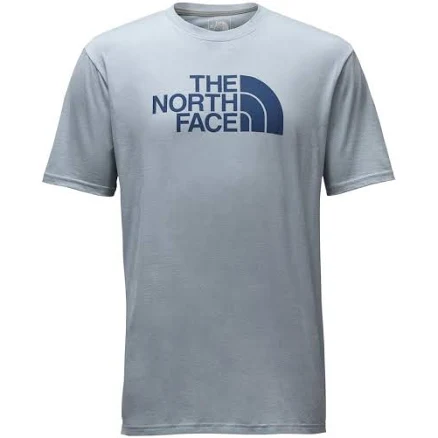 The North Face Short Sleeve Half Dome Tee Mens Worn Blue/Cosmic Blue S