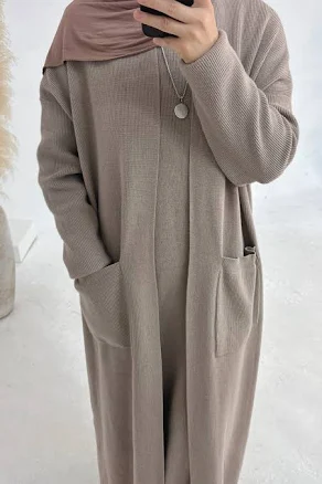 Knitveil Cardigan & Sleeveless Dress Set