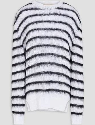 Marni Striped Open-knit Jumper