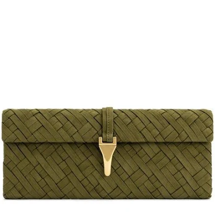 ZARIA Woven Clutch