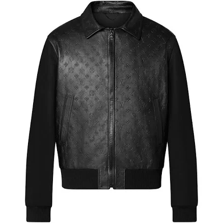 Louis Vuitton Lvse Embossed Monogram Leather Blouson
