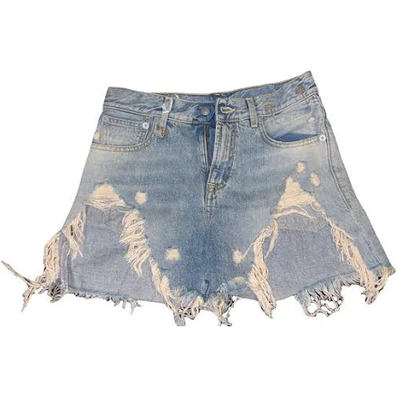 R13 Shredded Slouch Shorts Women's