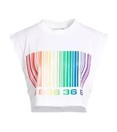 VTMNT Women's Crew-neck T-Shirt with Barcode-Print