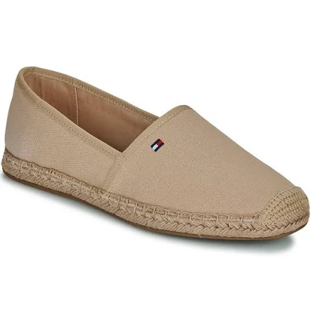 Woman Tommy Hilfiger Flag Embroidery Canvas Espadrilles