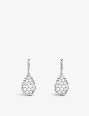 Serpent Bohème 18ct White-gold And 1.36ct Diamond Earrings