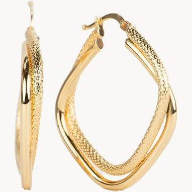 Square Loop Hoops