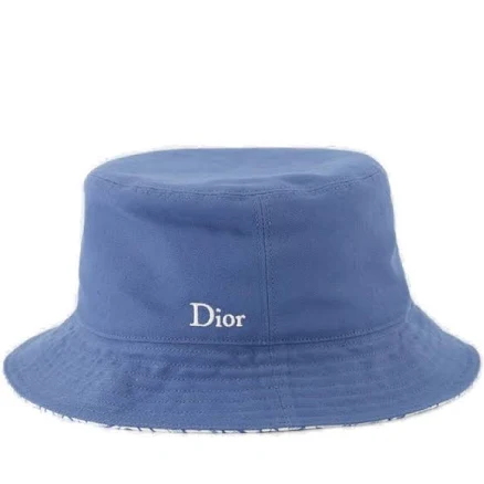 DIOR Men's Reversible Cotton Canvas Bucket Hat