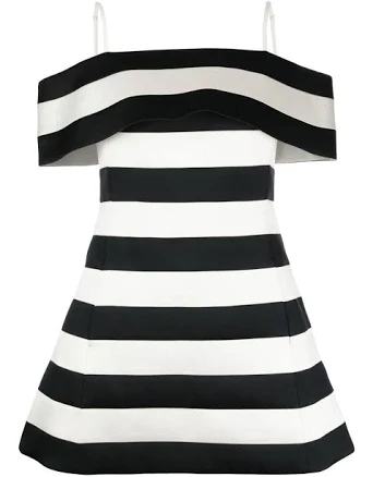 Kimhekim Off-Shoulder Silk-wool Minidress
