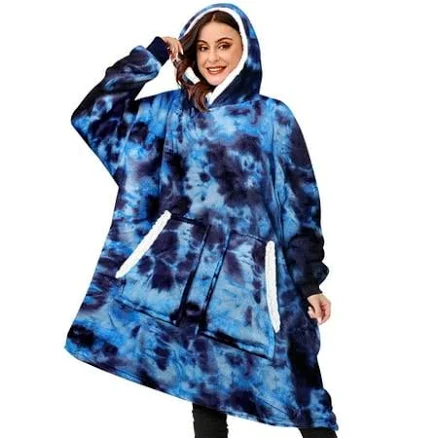 Livhil Oversized Sherpa Blanket Hoodie