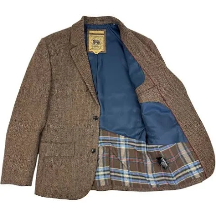 Harris Wool Herringbone Blazer