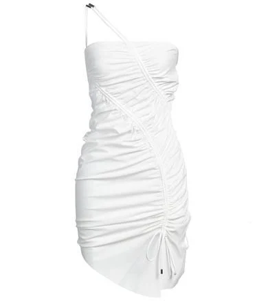 1017 Alyx 9sm Woman Mini dress White Size 6 Polyamide, Elastane