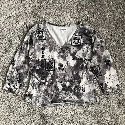 avant Garde Jean Paul Gaultier Style Top Short Sleeve Womens L Size
