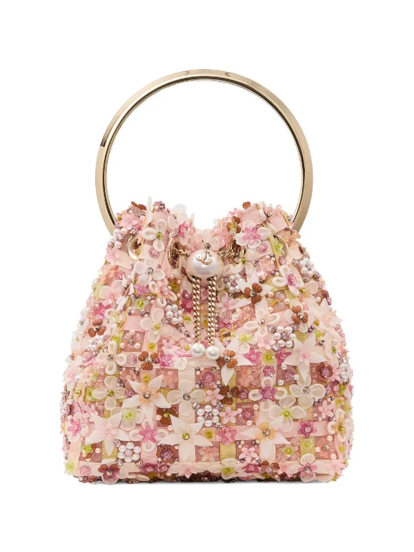 Bon Bon Flower-appliqué Bag