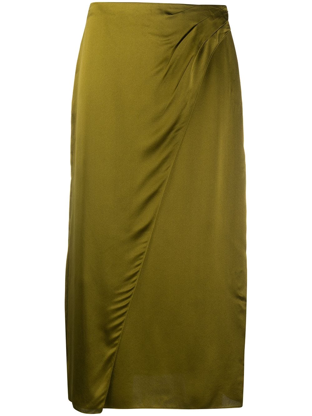Straight Silk Skirt
