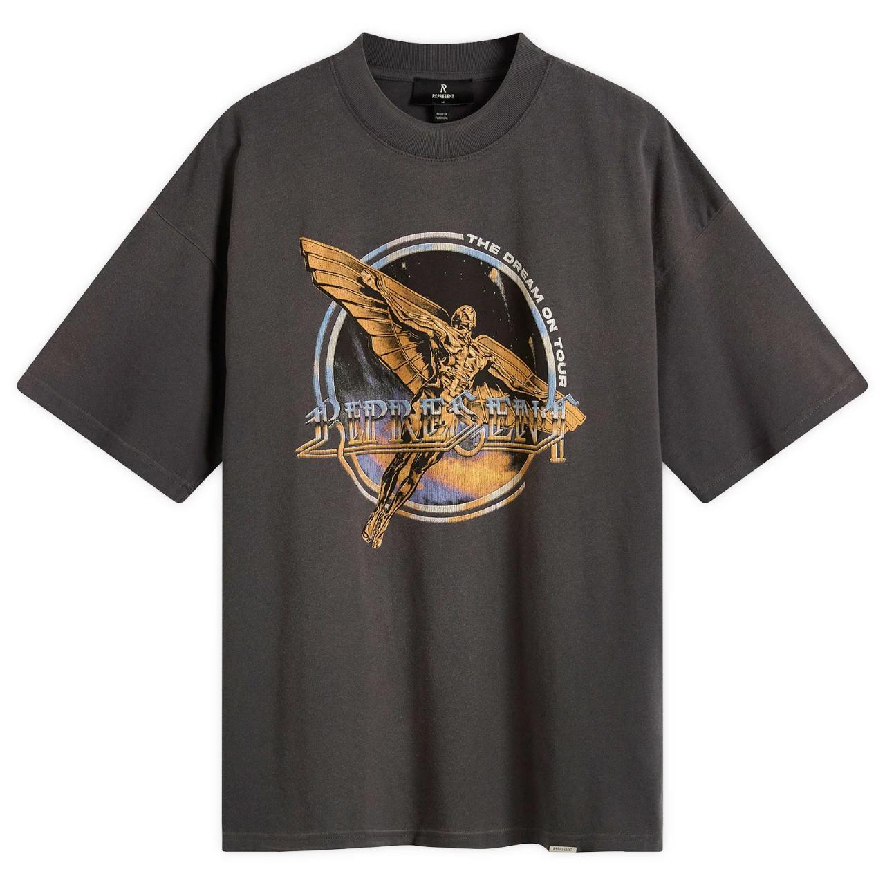 리프리젠트 남성 Golden Tour T Shirt Sun Fade Grey