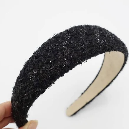 Glitter Tweed Padded Headband