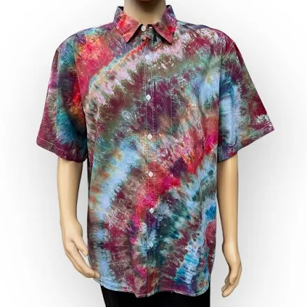 Men's Tie Dye Oxford Shirt