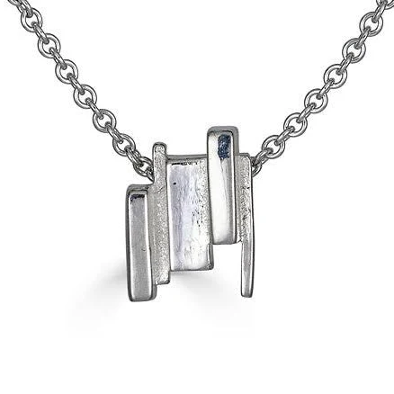 Sterling Silver Iceland Inspired Sculptor Chain Necklace