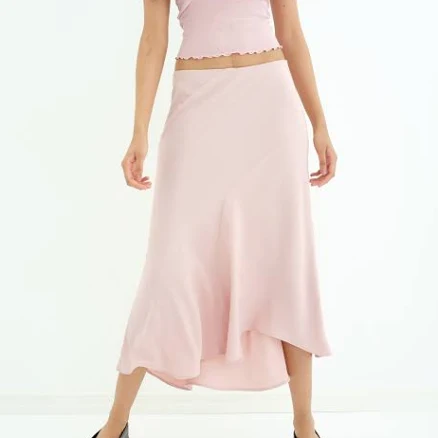 H&M Ladies Asymmetric Midi Skirt