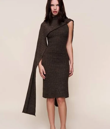 Guizio Women's Hooded Knit Dress