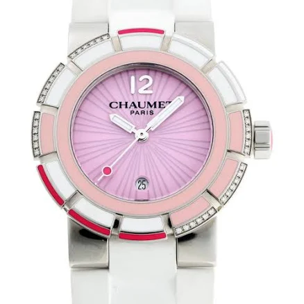 CHAUMET Chaumet Class One Diamond Watch Quartz W1722P-20P Pink Dial SS [Watch] 2510242