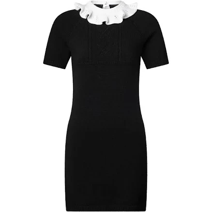Louis Vuitton Ruffle Collar Knit Dress